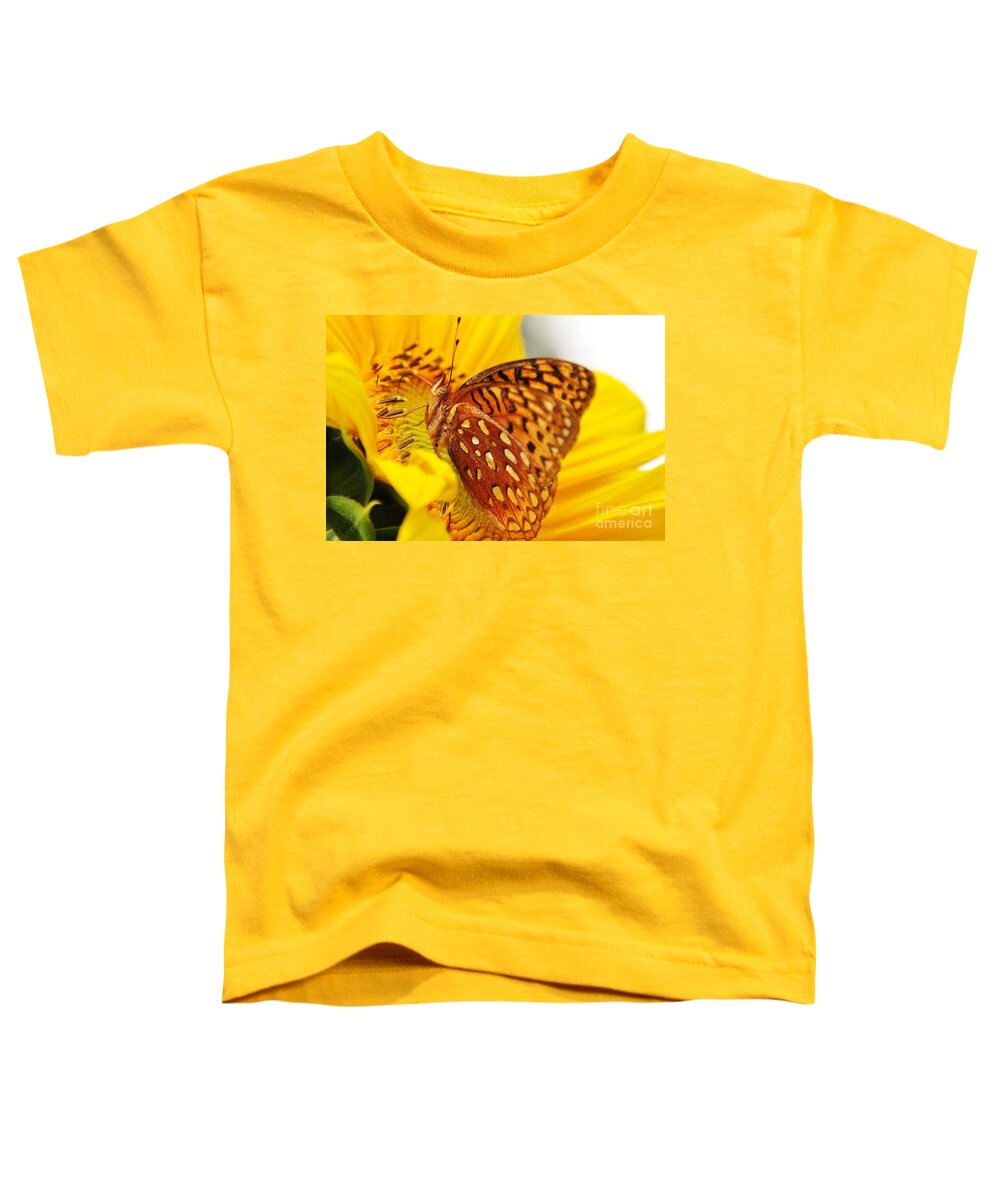 Insects Toddler T-Shirt featuring the photograph Great Spangled Fritillary by Cheryl Baxter