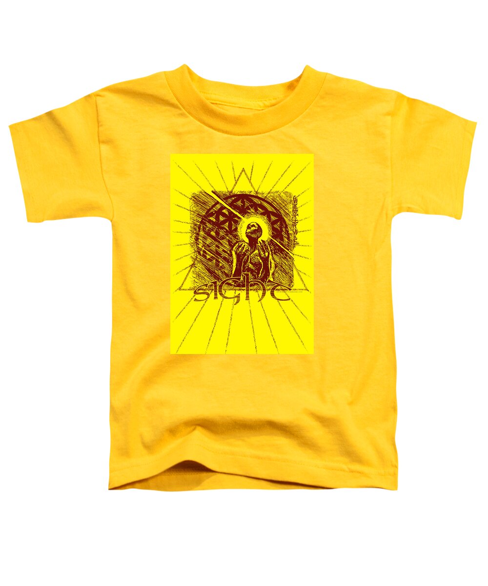 Tony Koehl Toddler T-Shirt featuring the mixed media Sight by Tony Koehl