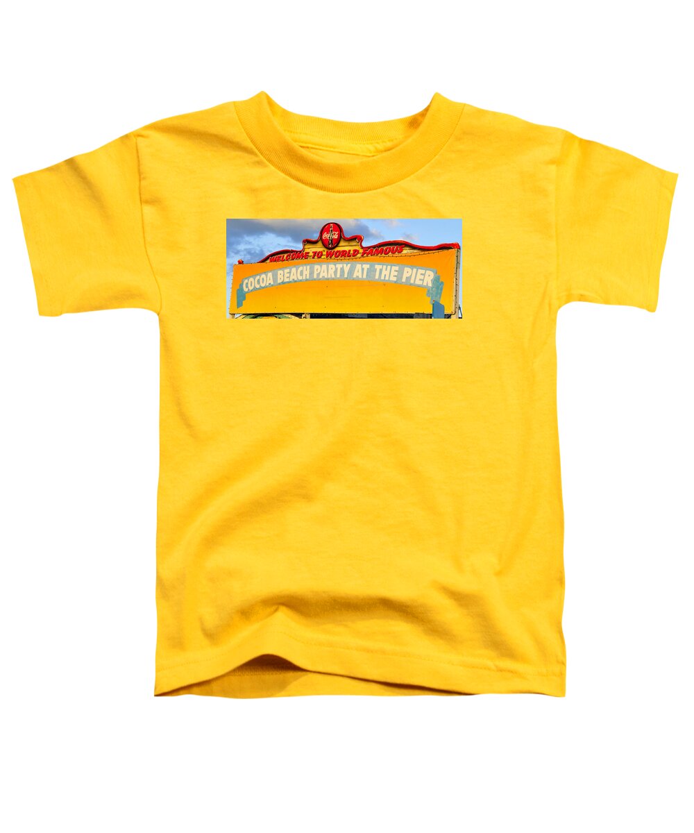 Fine Art Photography Toddler T-Shirt featuring the photograph World Famous Party by David Lee Thompson