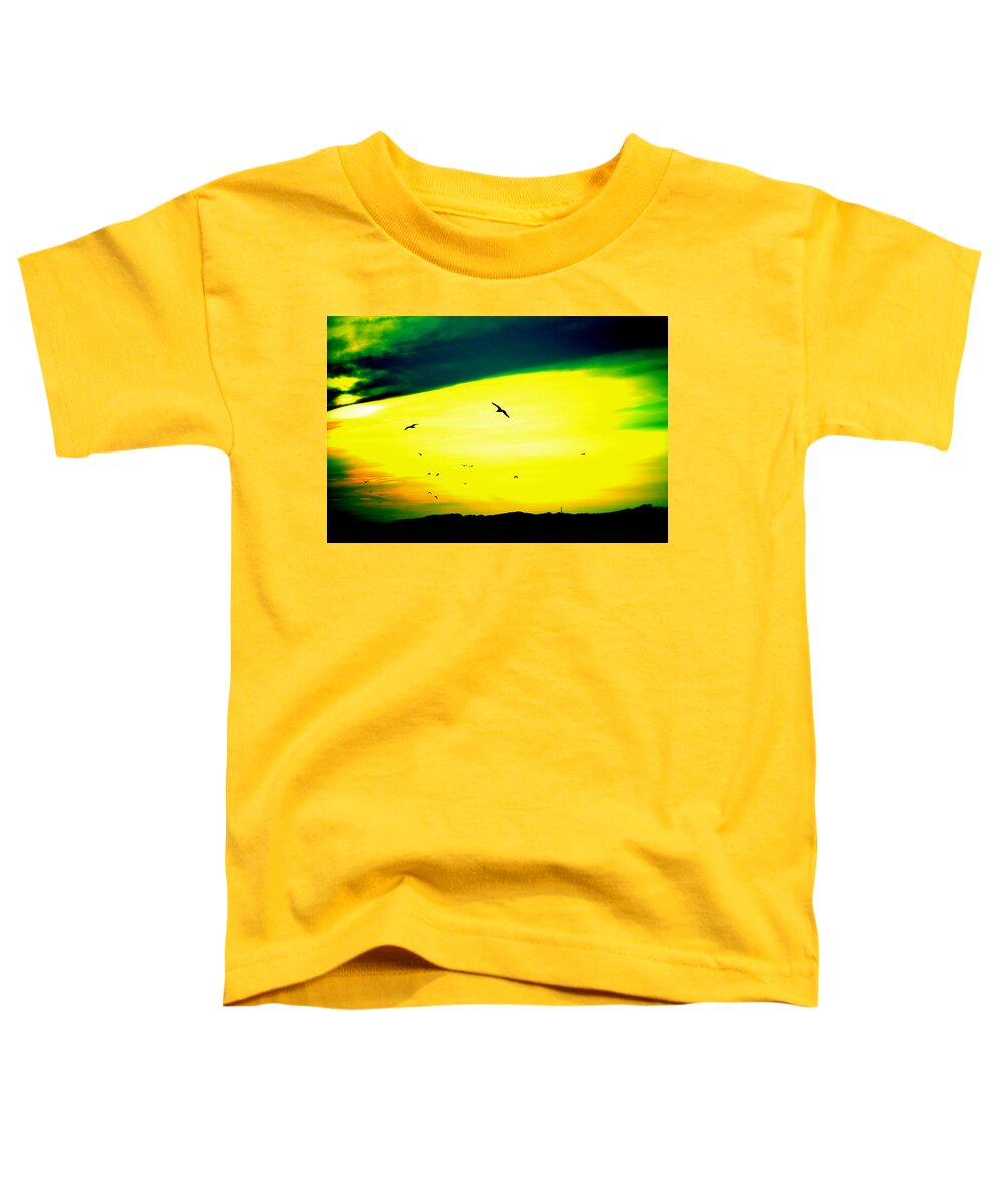 Outside Toddler T-Shirt featuring the photograph Take Flight #1 by Kate Arsenault 