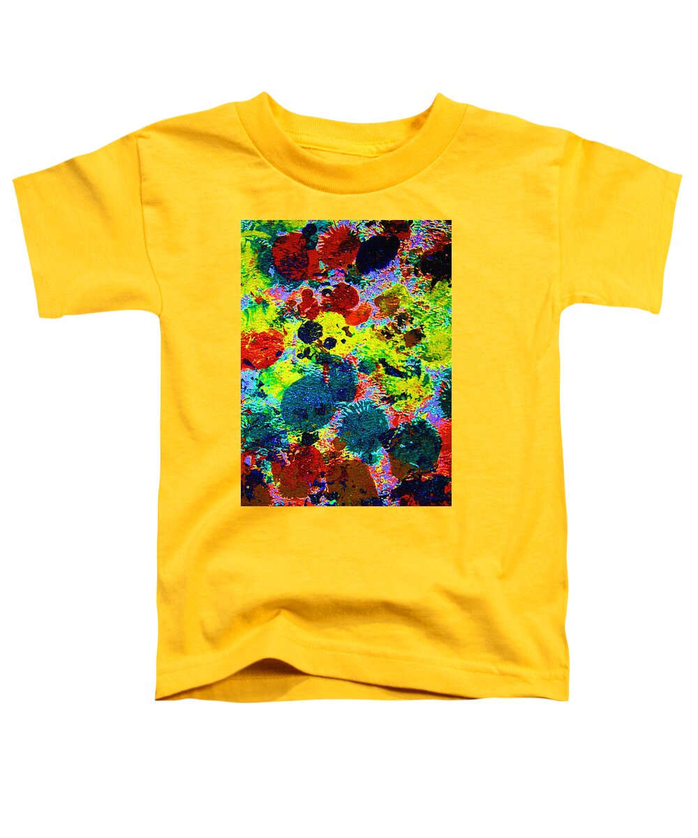 3.5 Squashed Oil 1970s #2 Toddler T-Shirt featuring the photograph 3.5 Squashed Oil 1970s #2 #35 by Tom Janca