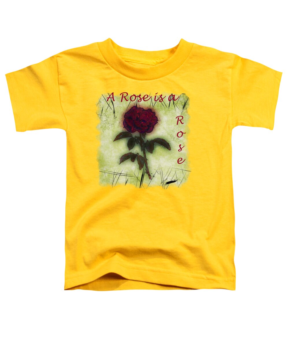 Flower Toddler T-Shirt featuring the photograph A Rose by John M Bailey