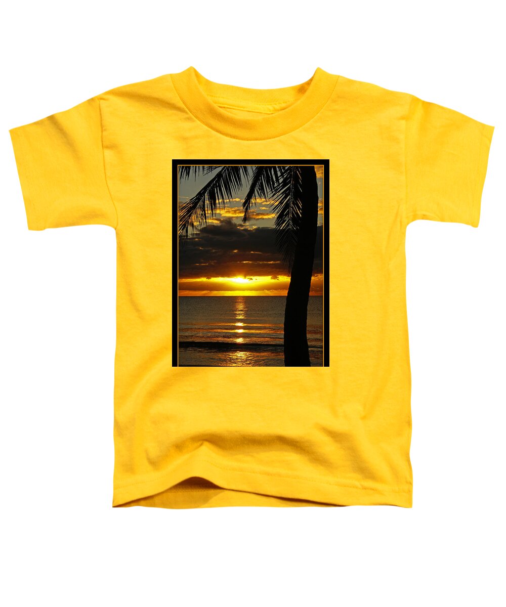 Landscape Toddler T-Shirt featuring the photograph A Touch of Paradise by Holly Kempe