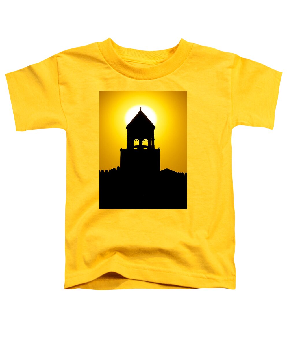 Church Toddler T-Shirt featuring the photograph Church silhouette by Ivan Slosar
