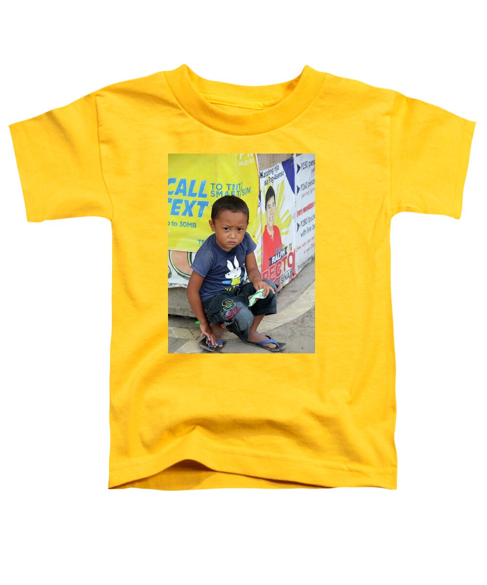 Mati Toddler T-Shirt featuring the photograph Cornered Again By My Life Here by Jez C Self