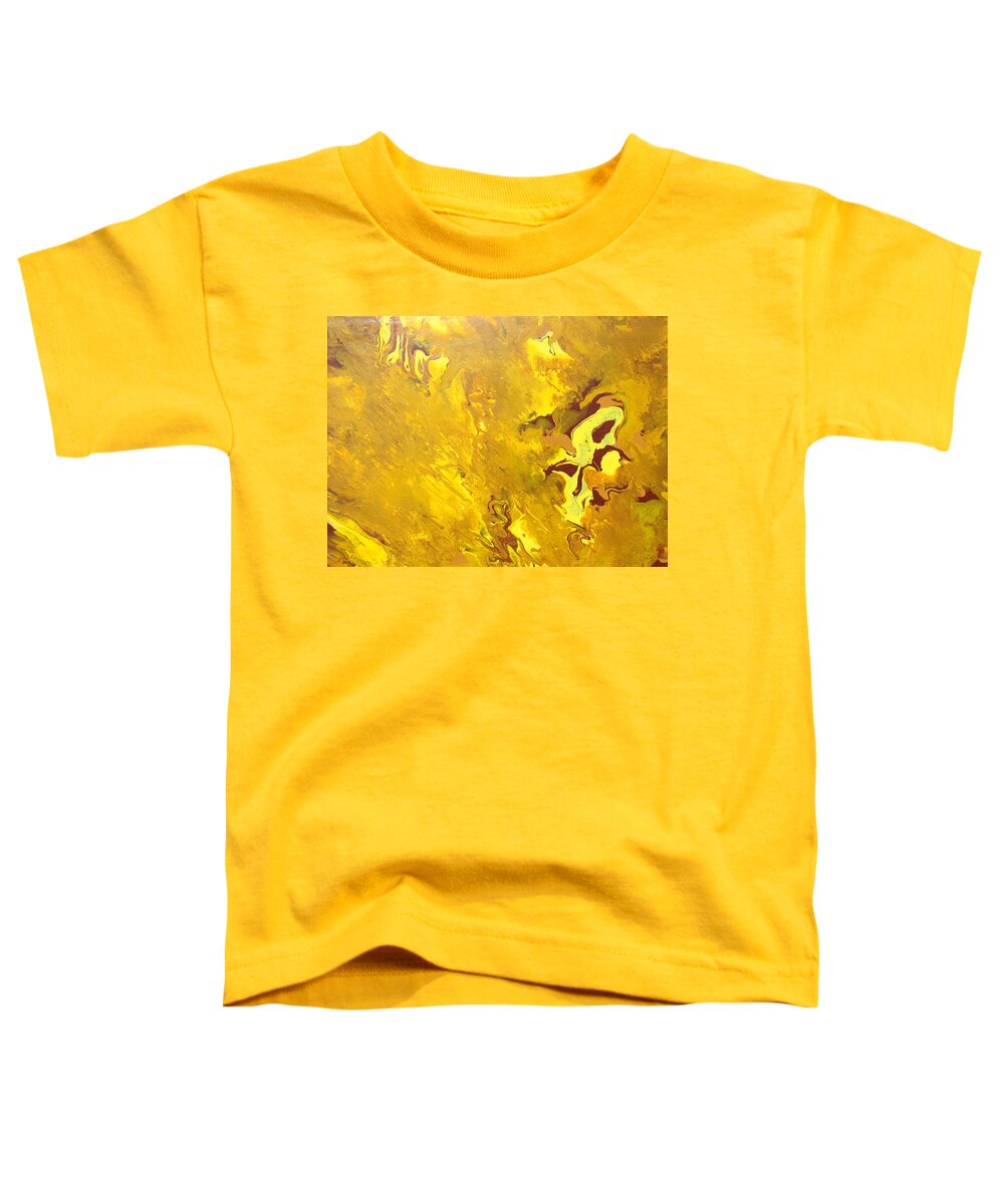 Fusionart Toddler T-Shirt featuring the painting Embryo by Ralph White