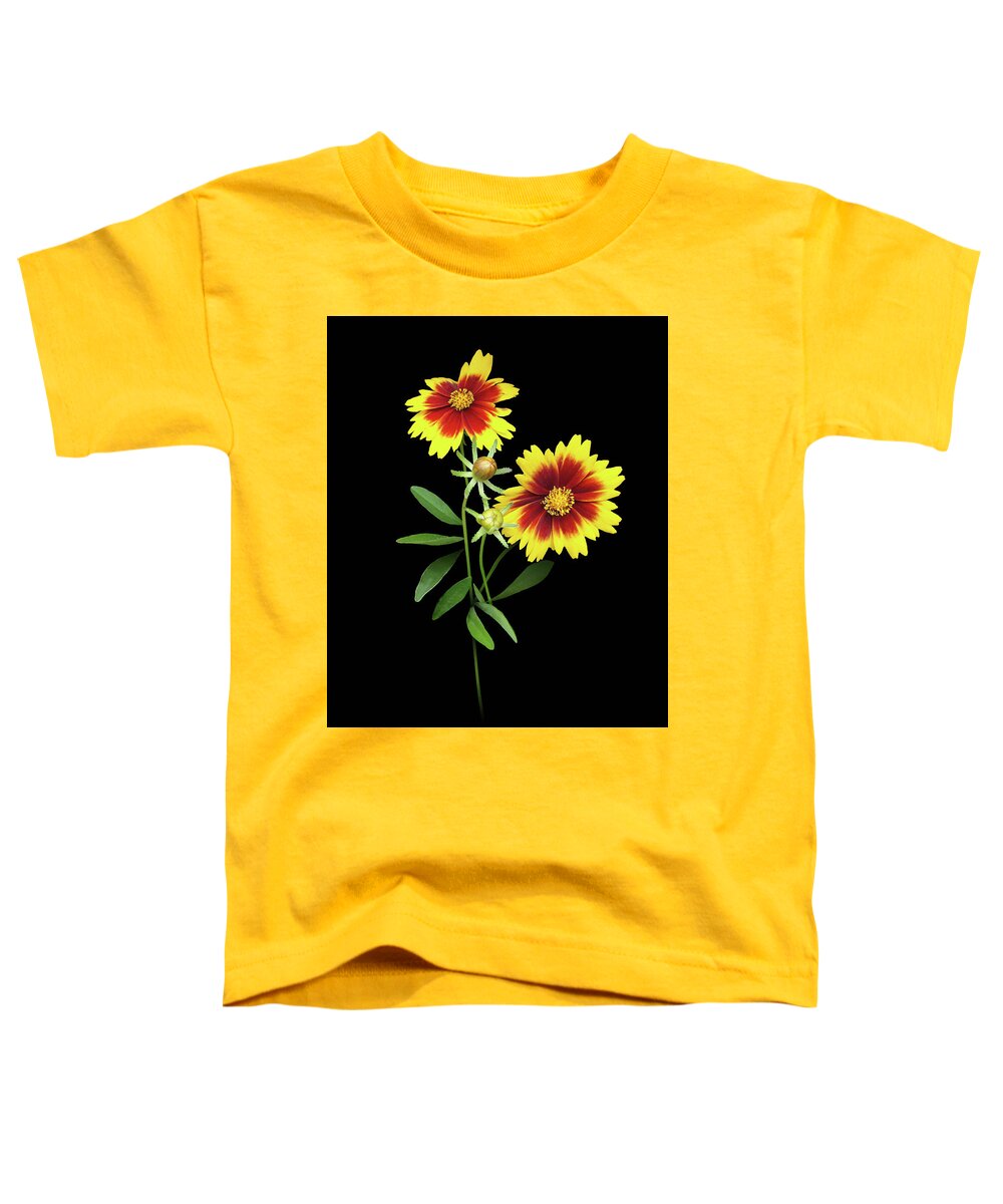 Wildflower Toddler T-Shirt featuring the digital art Florida Wildflowers by M Spadecaller