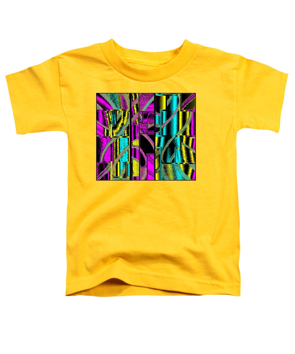 Abstract Toddler T-Shirt featuring the digital art Fusion Design 6 by Will Borden