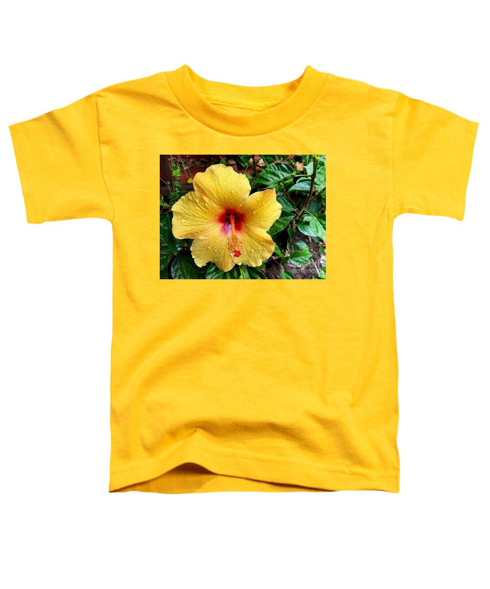 Photograph Toddler T-Shirt featuring the photograph Hawaiian hibiscus by Wonju Hulse