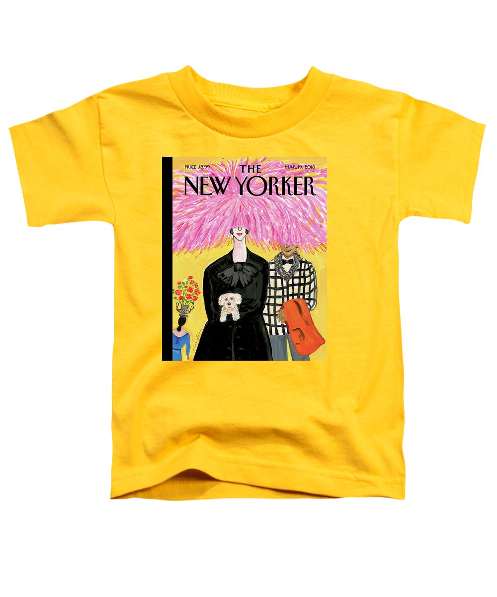 In Full Bloom Toddler T-Shirt featuring the painting In Full Bloom by Maira Kalman