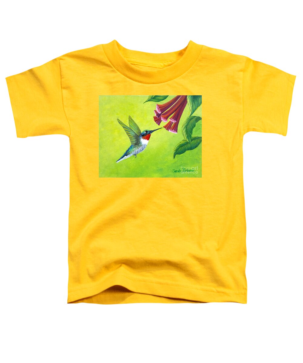 In Toddler T-Shirt featuring the painting In the Blink of an Eye by Sarah Irland