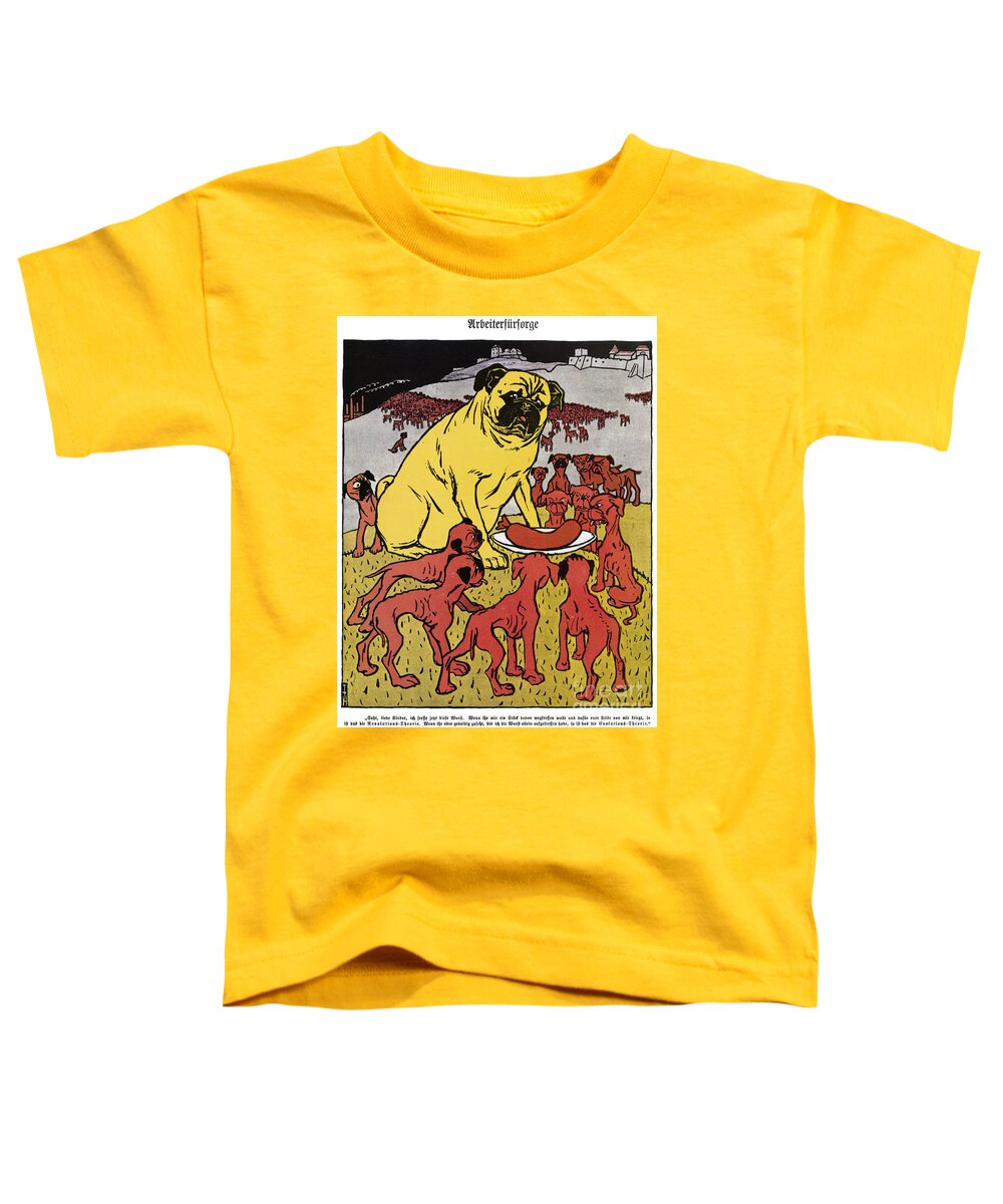1904 Toddler T-Shirt featuring the photograph Labor Cartoon, 1904 by Granger