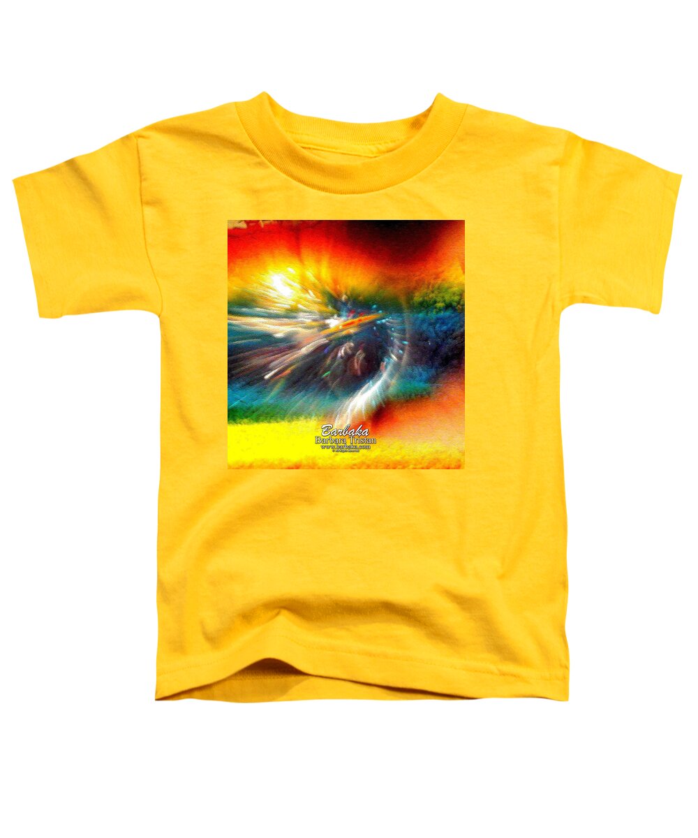 Art Toddler T-Shirt featuring the photograph Rainbow Bliss #053329 by Barbara Tristan