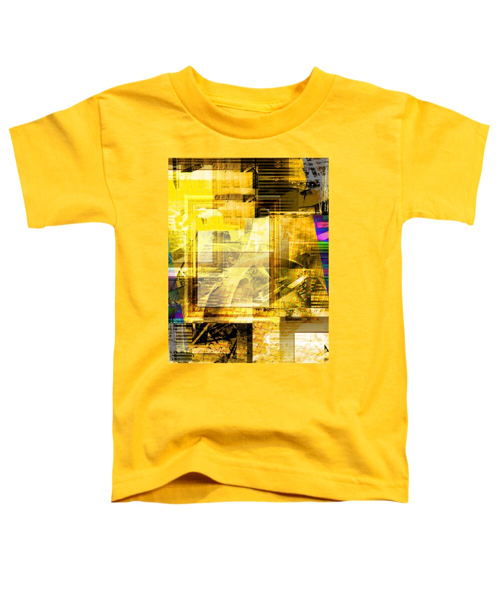 Abstract Toddler T-Shirt featuring the digital art Sunny days by Art Di