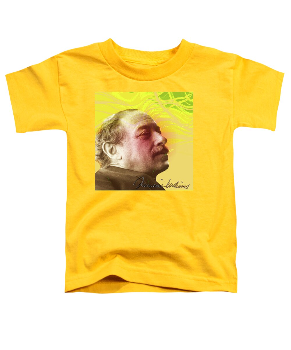  Tennessee Williams Toddler T-Shirt featuring the digital art Tennessee Williams by Asok Mukhopadhyay
