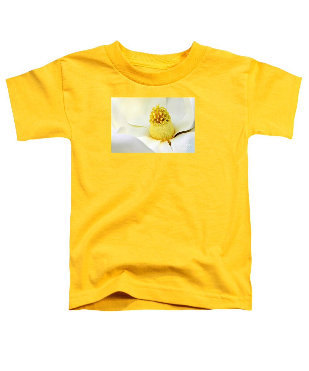 Magnolia Toddler T-Shirt featuring the photograph The Luscious Magnolia by Mary Deal