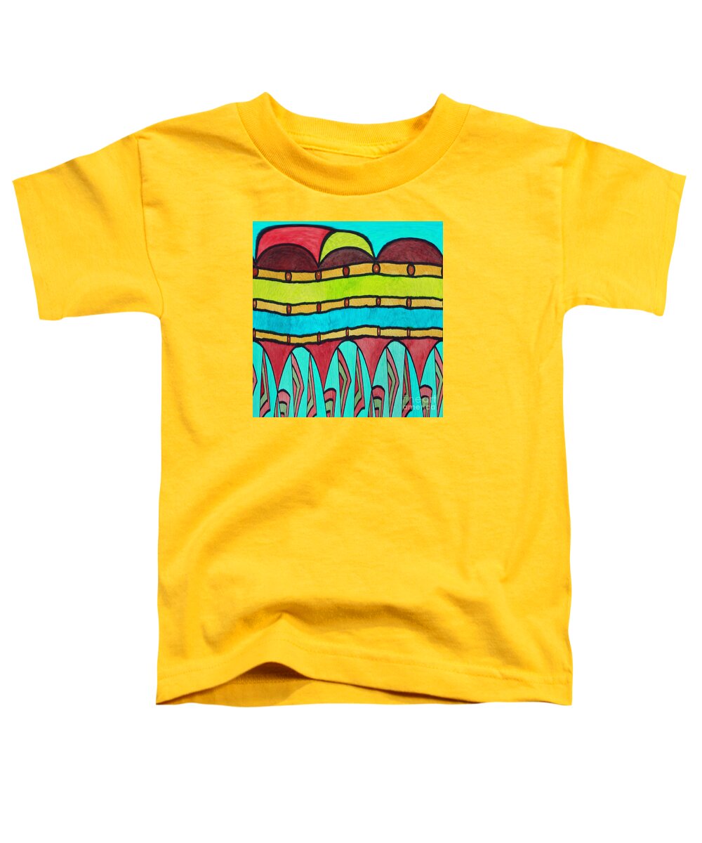 Digital Art Toddler T-Shirt featuring the digital art Watercolor Design by Norma Appleton