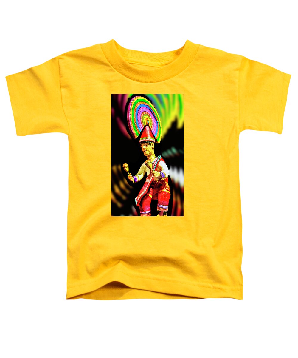 Cozumel Toddler T-Shirt featuring the photograph Mayan Dancer by Pheasant Run Gallery