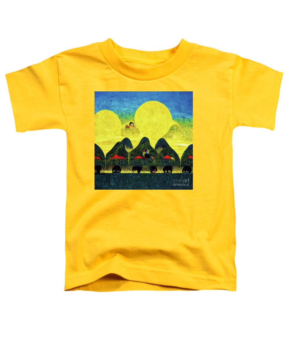  Toddler T-Shirt featuring the photograph Arpillera 03 by Jack Torcello