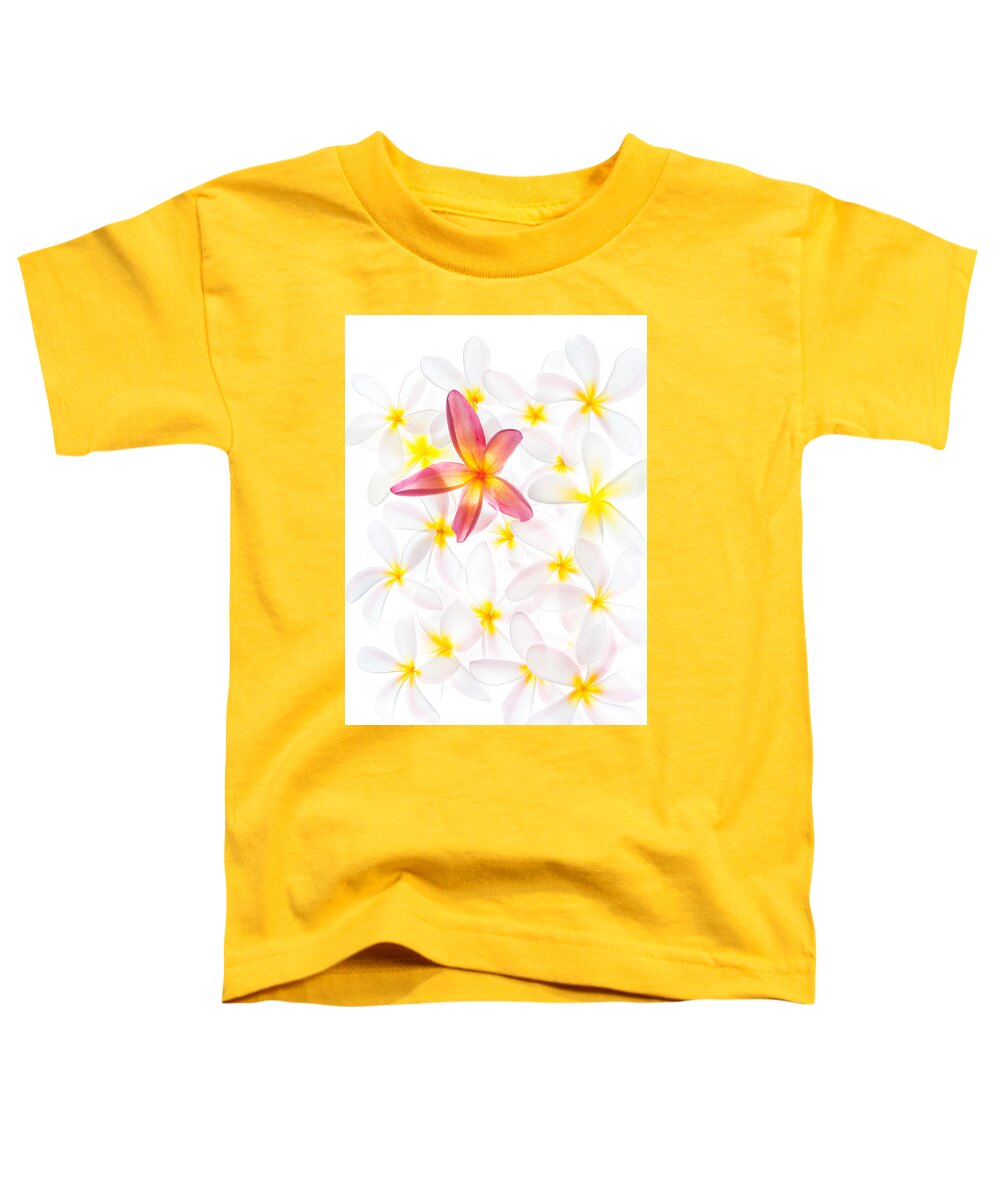 Photograph Toddler T-Shirt featuring the photograph Plumerias in Bloom 6 by John A Rodriguez