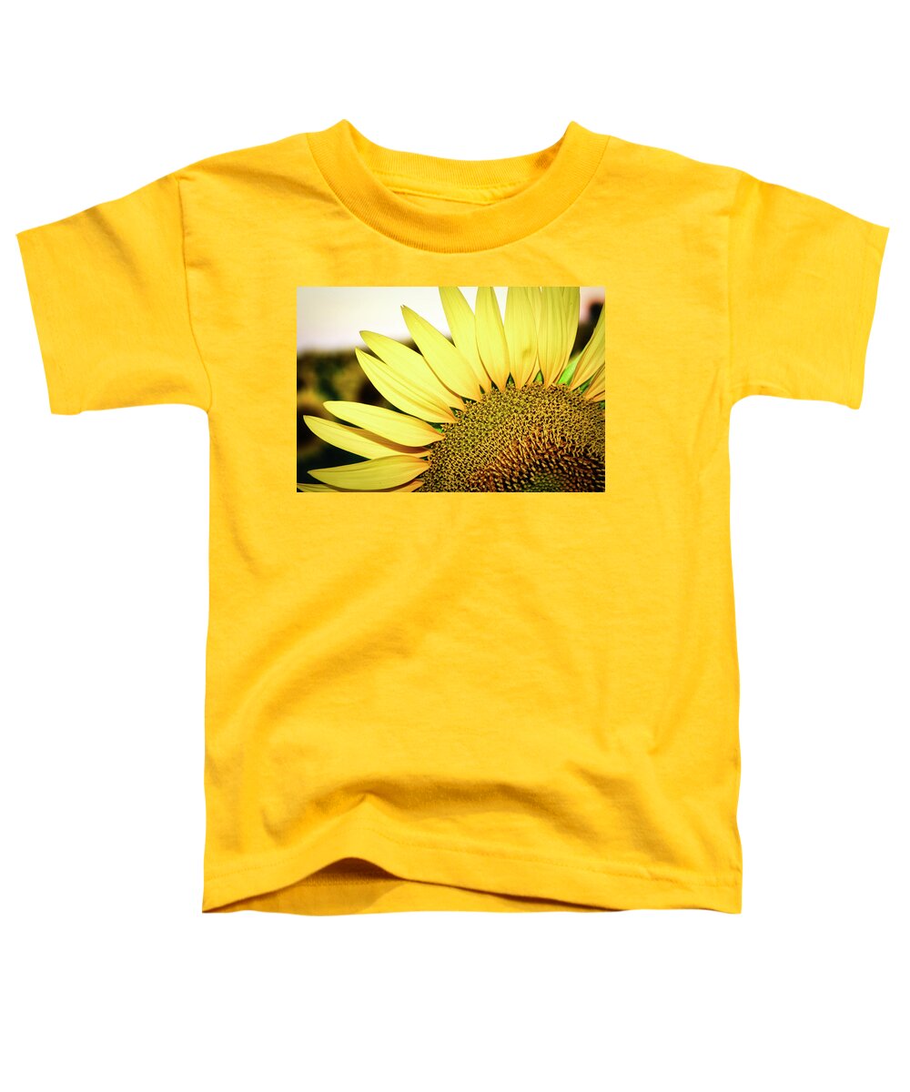 Closeup Toddler T-Shirt featuring the photograph Rays of sun by Maria Dimitrova
