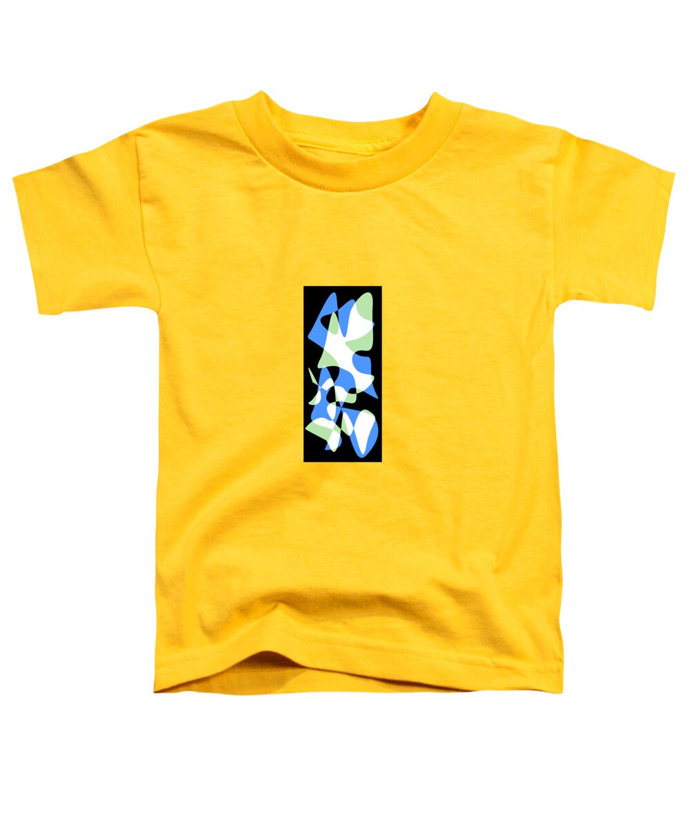 Abstract In The Living Room Toddler T-Shirt featuring the digital art Ritual by David Bridburg