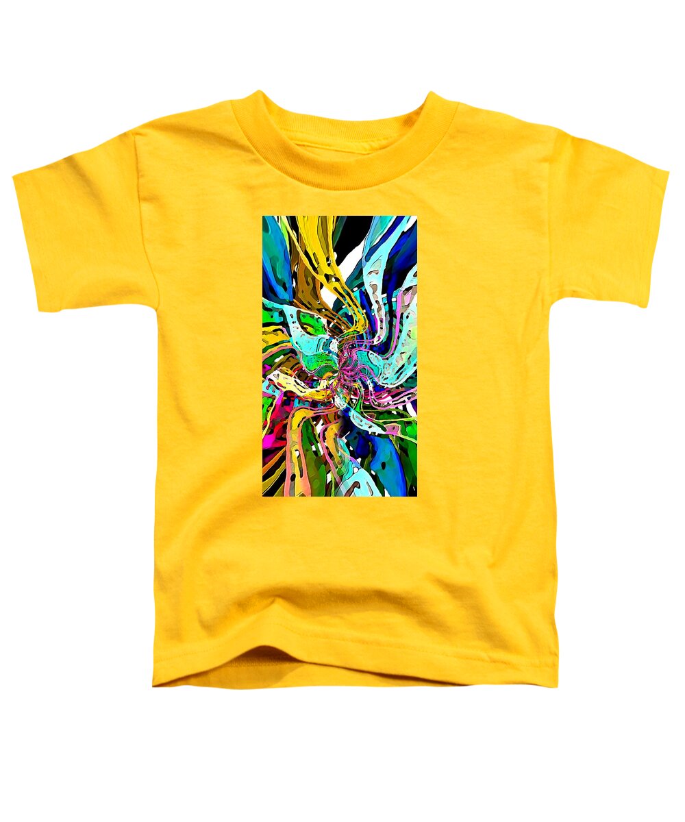 Strings Toddler T-Shirt featuring the digital art String Theory by David Manlove