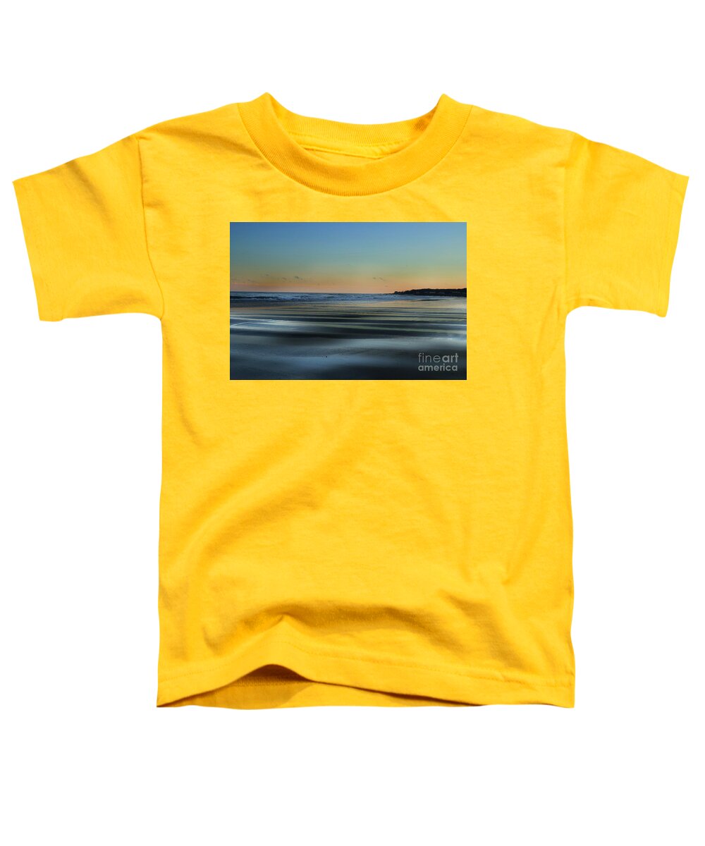 Sunset Toddler T-Shirt featuring the photograph York Beach, Maine by Marcia Lee Jones