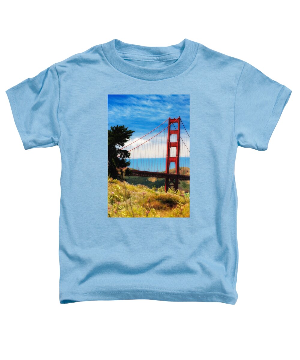 Architecture Toddler T-Shirt featuring the photograph Golden Gate Bridge #1 by Raul Rodriguez