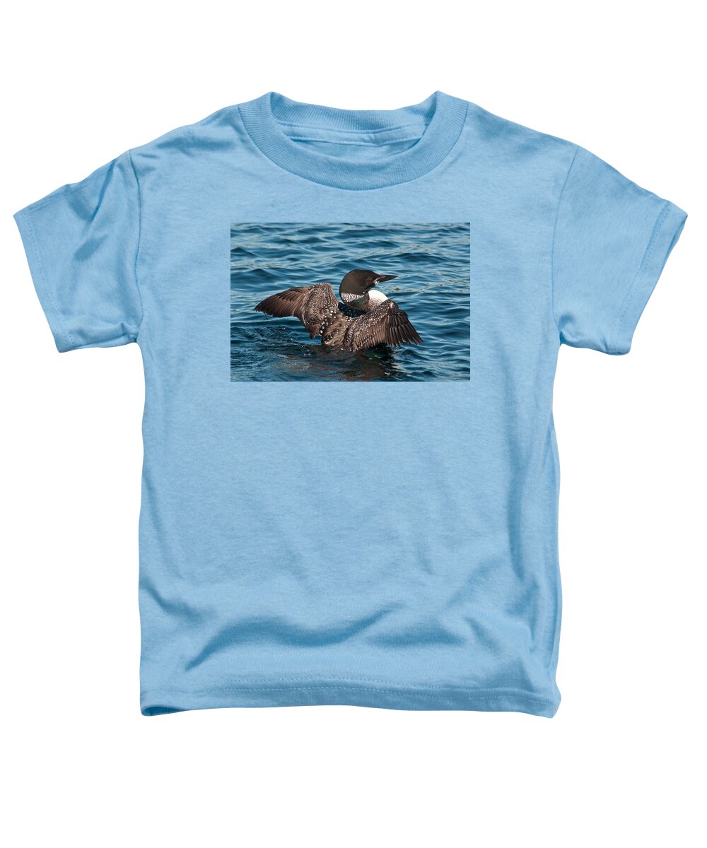 Brenda Toddler T-Shirt featuring the photograph Spreading My Wings #1 by Brenda Jacobs
