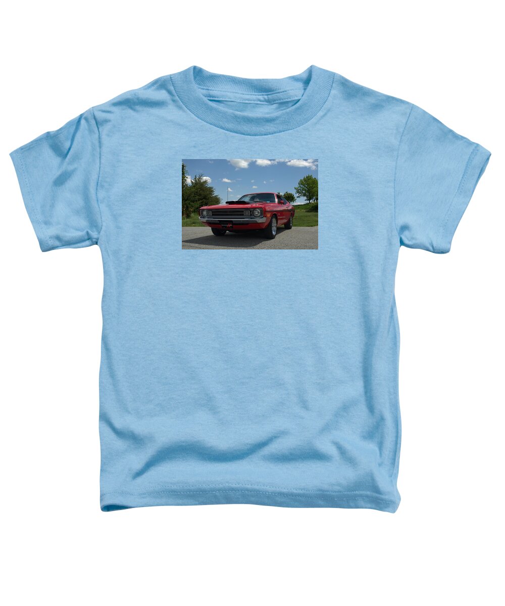 1972 Toddler T-Shirt featuring the photograph 1972 Dodge Demon by Tim McCullough