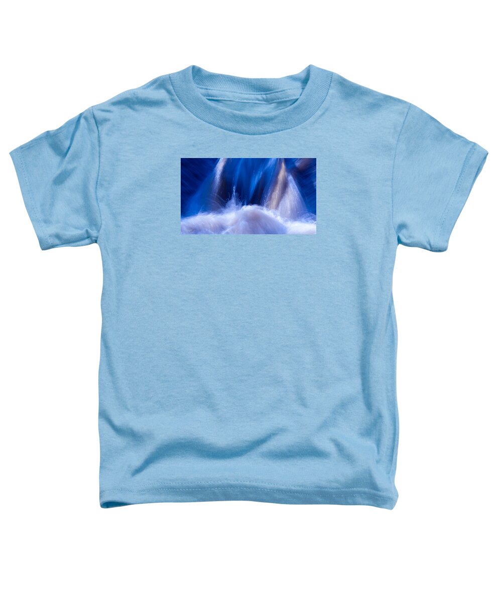 Blue Water Toddler T-Shirt featuring the photograph Blue Water by Torbjorn Swenelius