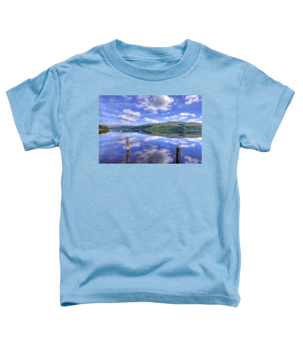 Europe Toddler T-Shirt featuring the photograph Boats on Loch Tay by Matt Swinden