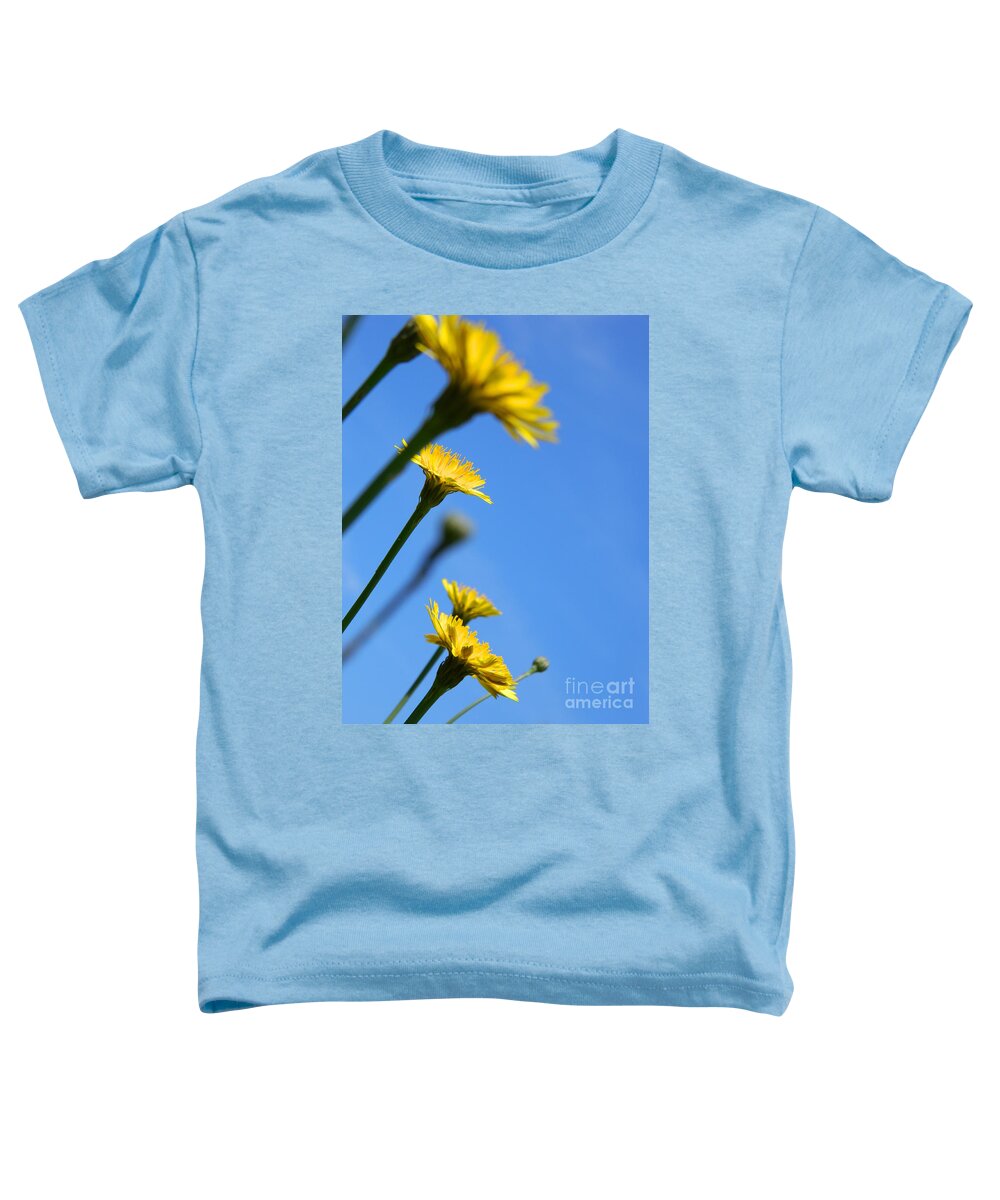 Flower Toddler T-Shirt featuring the photograph Dancing with the flowers by Andrea Anderegg
