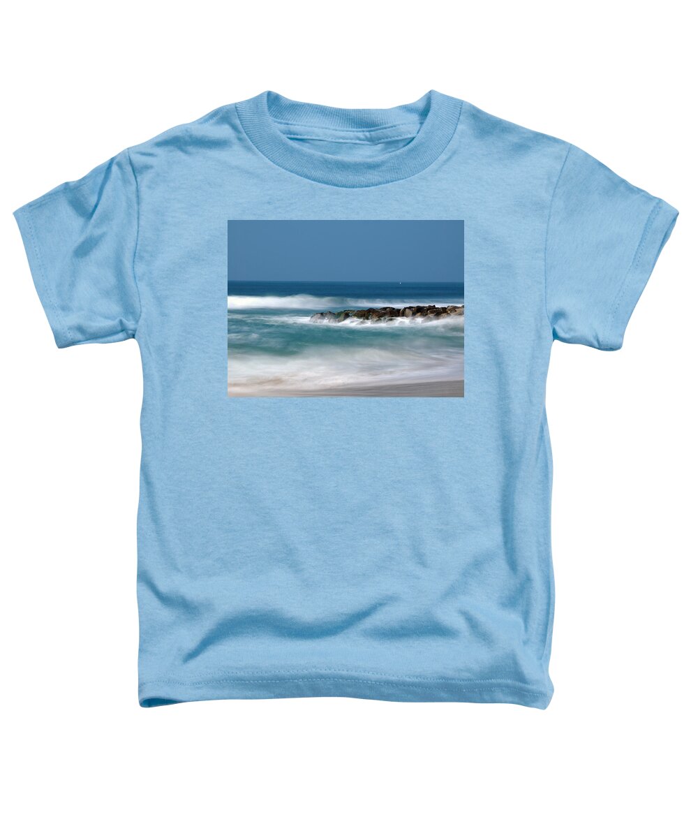 El Segundo Toddler T-Shirt featuring the photograph El Segundo Beach Jetty by Joe Schofield