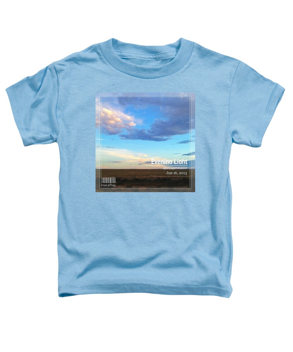 Beautiful Toddler T-Shirt featuring the photograph Evening Light In The High Desert - by Anna Porter