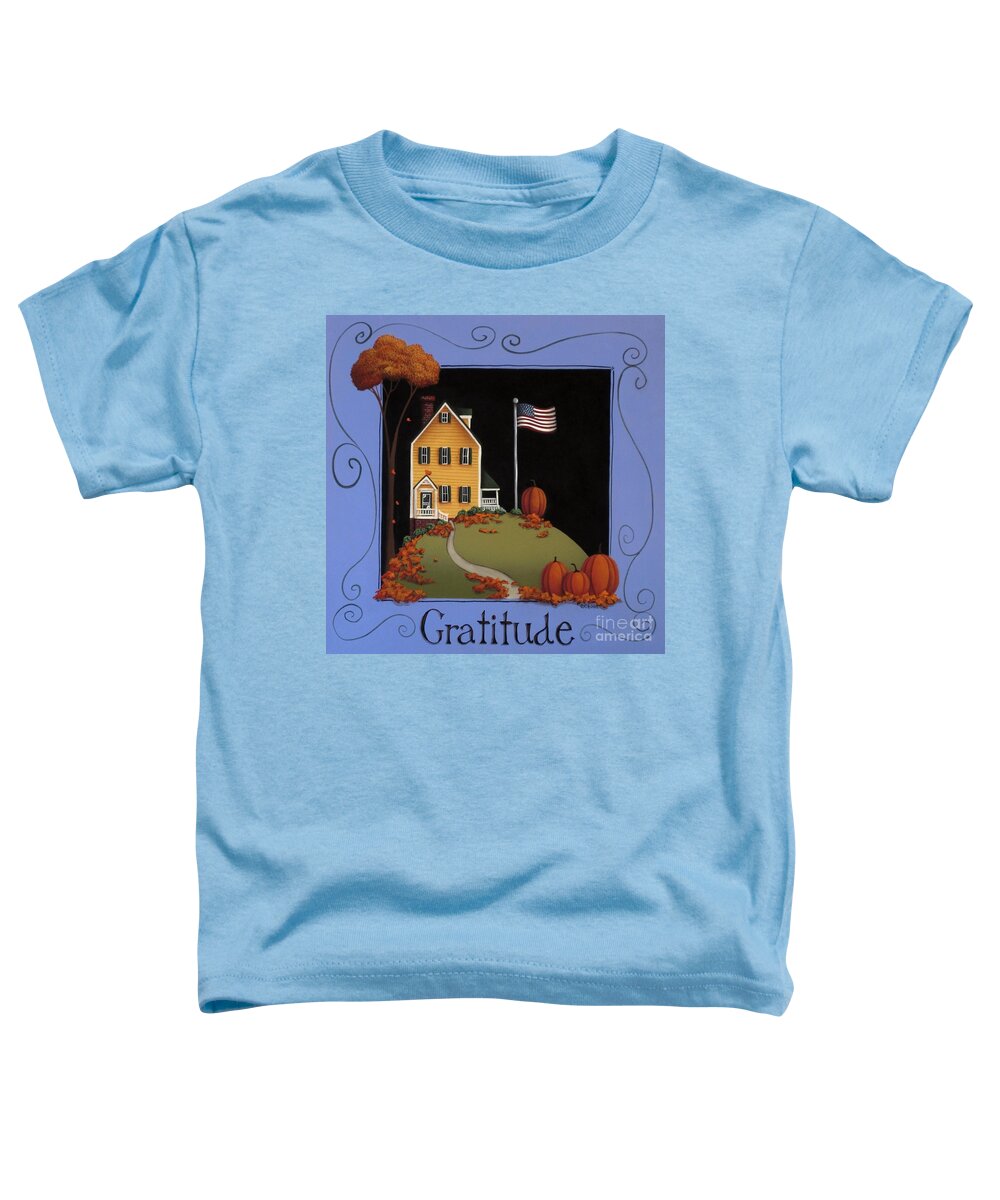 Art Toddler T-Shirt featuring the painting Gratitude by Catherine Holman