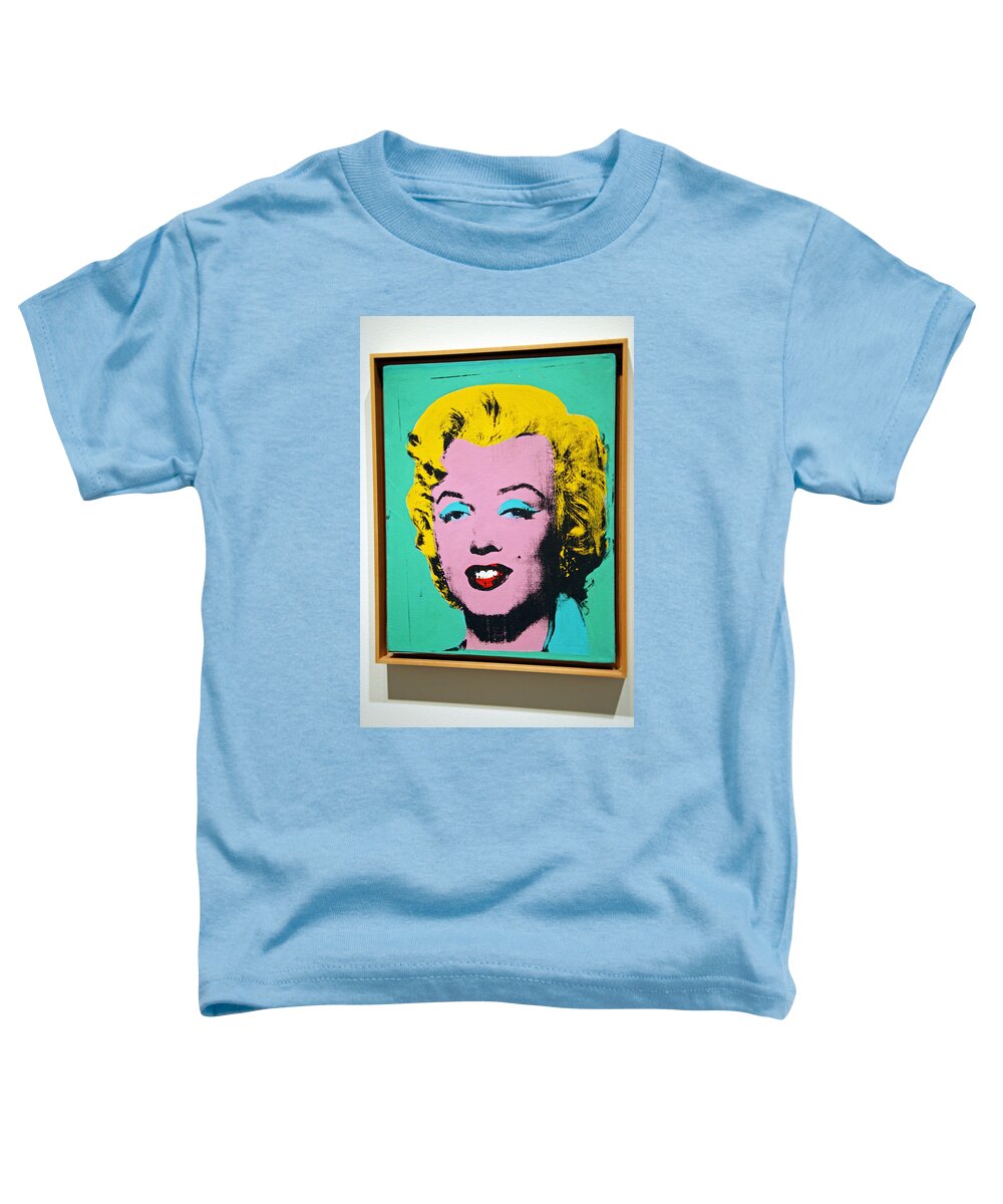 1962 Toddler T-Shirt featuring the photograph Marilyn Monroe By Andy Warhol by Cora Wandel