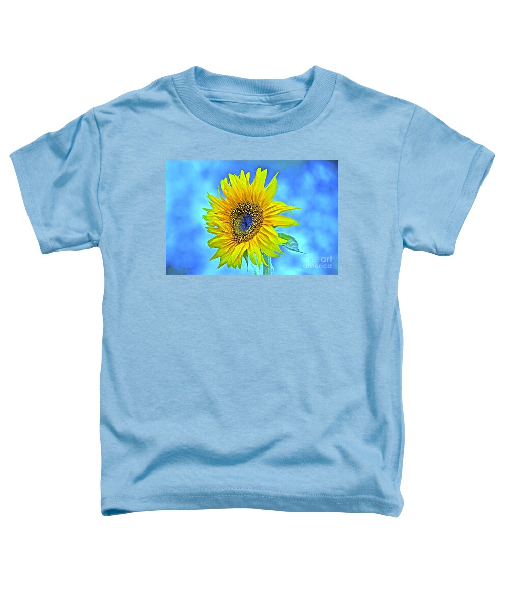 Sunflower Toddler T-Shirt featuring the photograph Growth Renewal and Transformation by Gwyn Newcombe