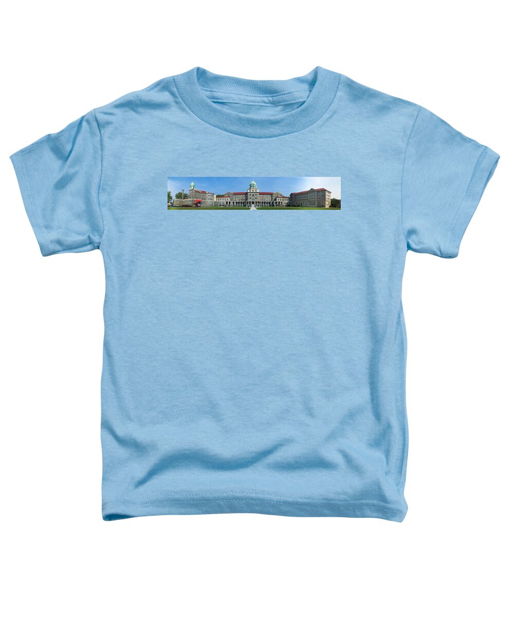 Immaculata University Toddler T-Shirt featuring the digital art Immaculata University by Georgia Clare