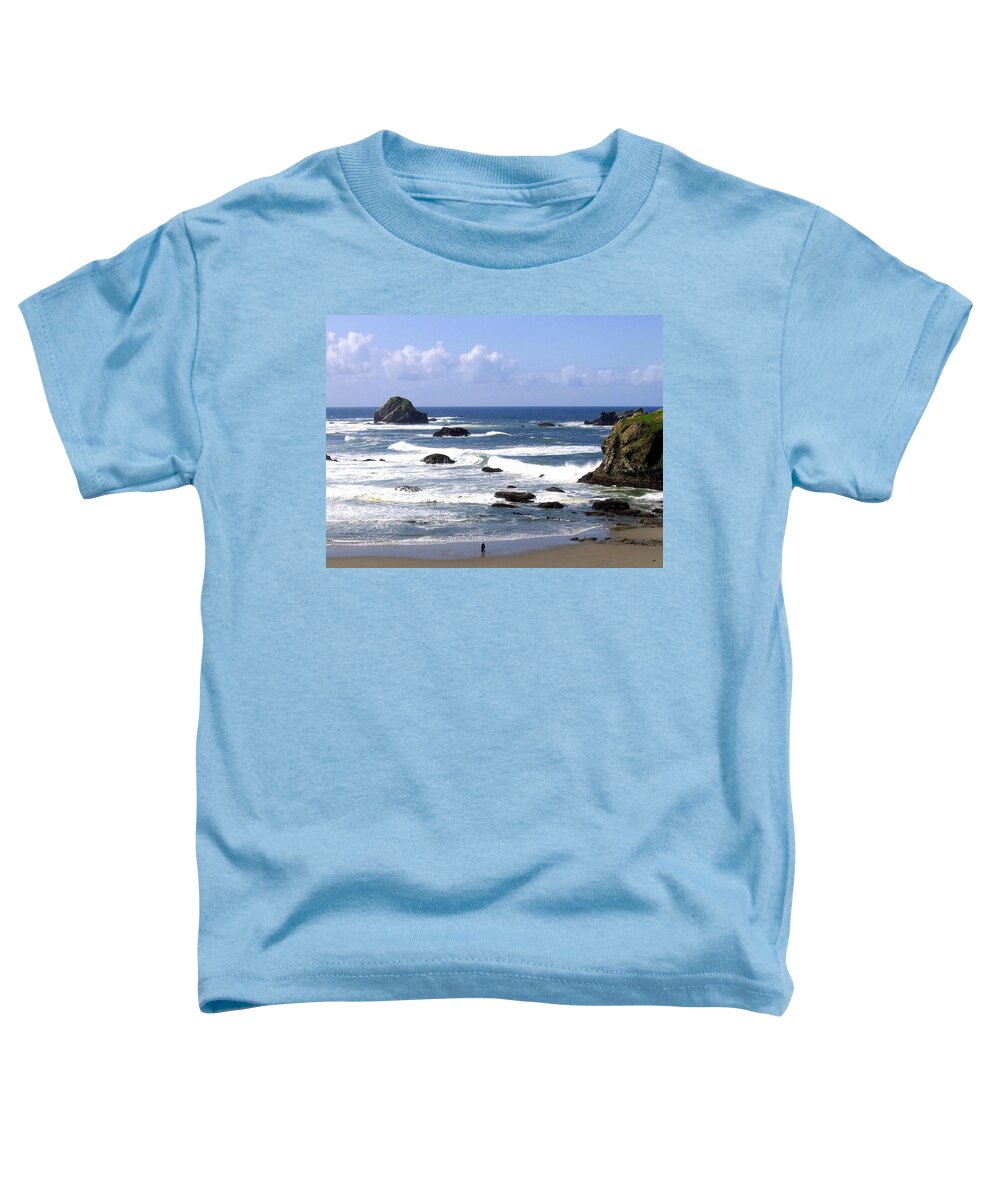 Invigorating Toddler T-Shirt featuring the photograph Invigorating Sea Air by Will Borden