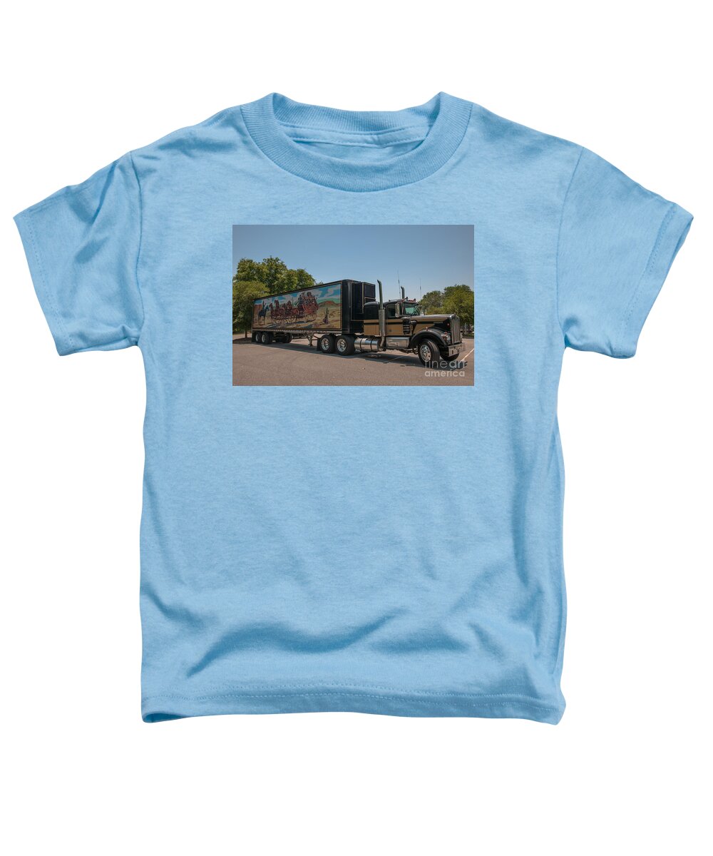 10-4 Toddler T-Shirt featuring the photograph Keep those Wheels a Truckin by Dale Powell