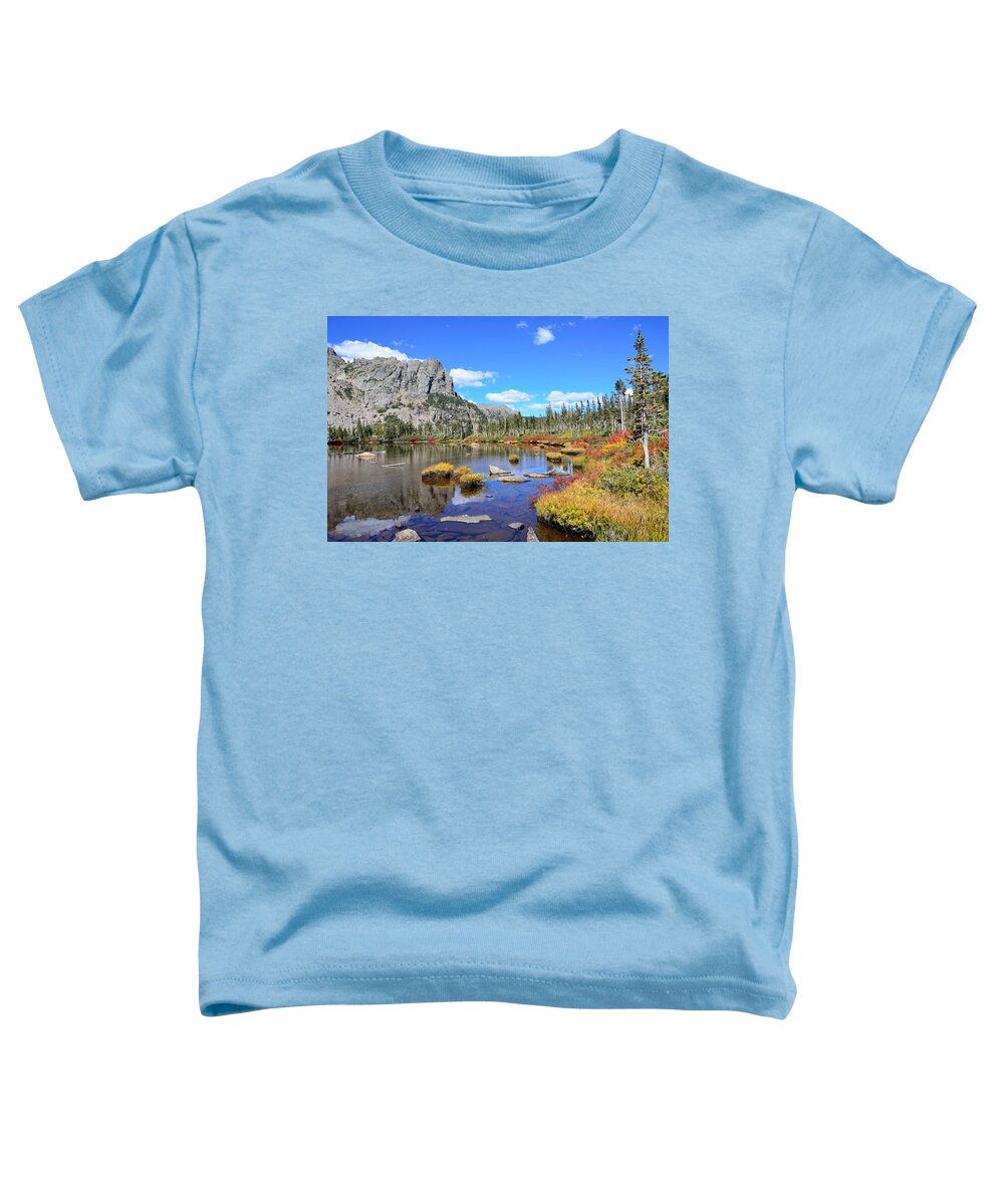 Little Toddler T-Shirt featuring the photograph Lakeside Color by Tranquil Light Photography