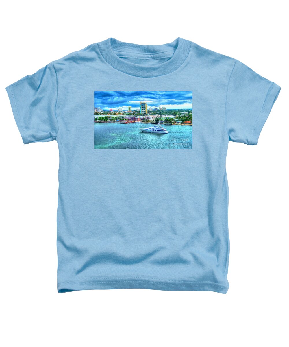 Ft. Lauderdale Toddler T-Shirt featuring the photograph Lauderdale by Debbi Granruth
