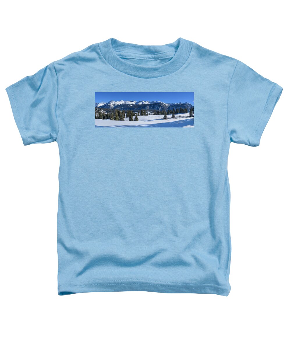 Snow Toddler T-Shirt featuring the photograph Molas Pass by Darren White