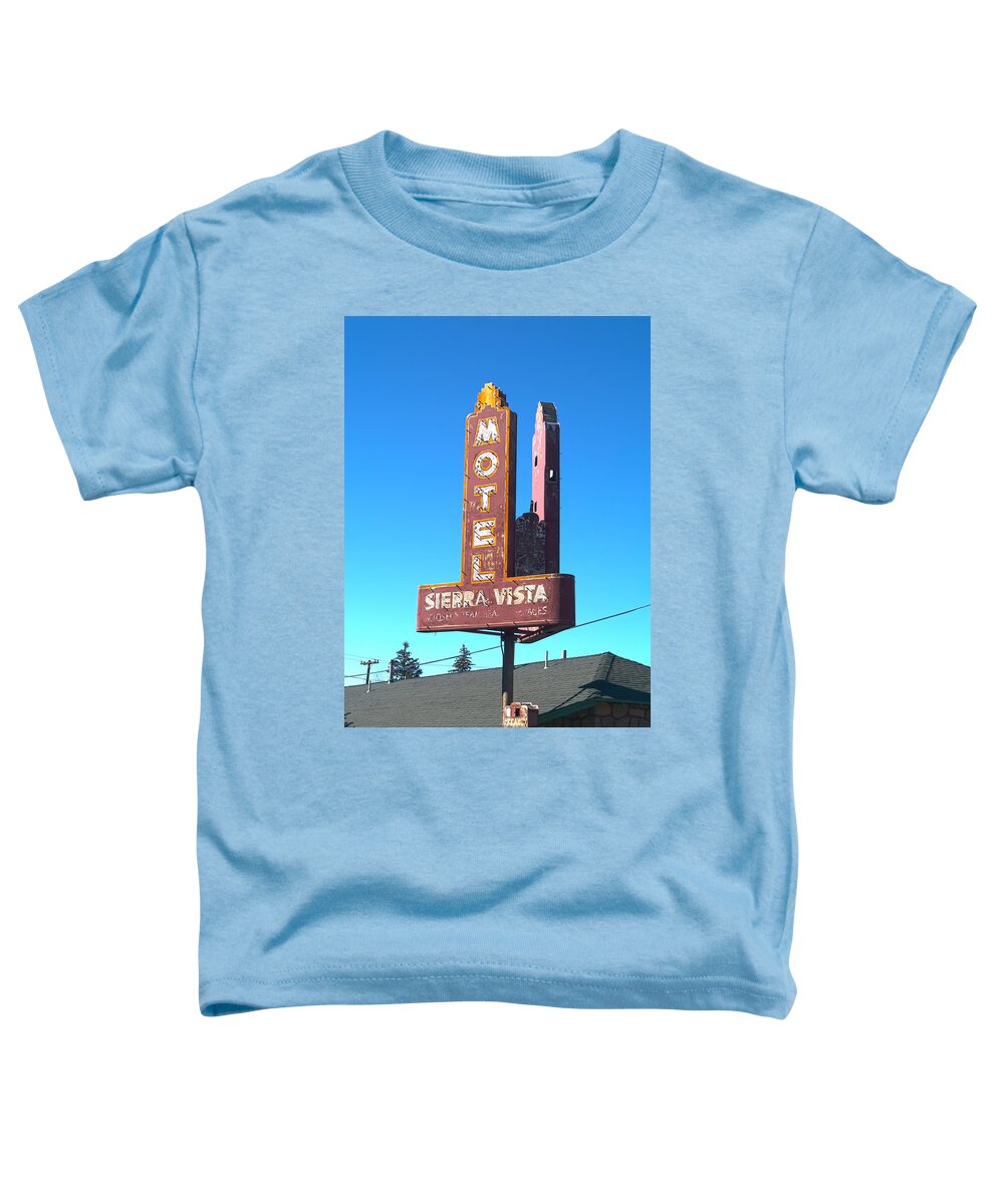 Motel Toddler T-Shirt featuring the photograph Mother Road Motel by Joshua House