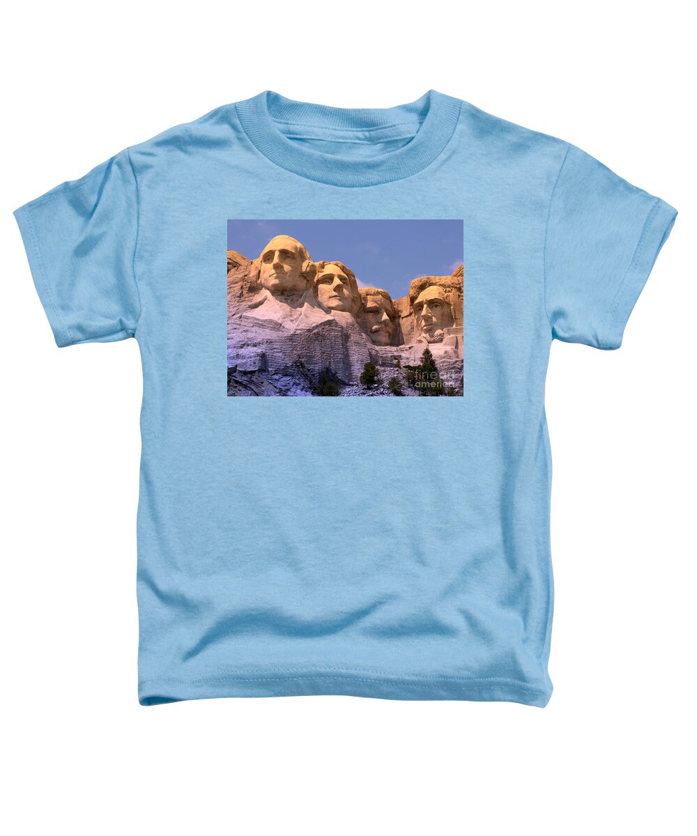 Mount Rushmore Toddler T-Shirt featuring the photograph Mount Rushmore by Olivier Le Queinec