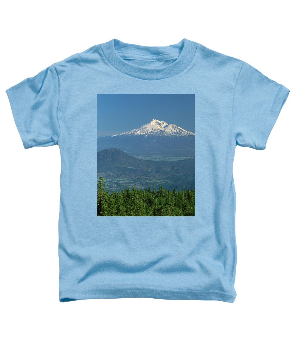 Mt. Shasta Toddler T-Shirt featuring the photograph 1A5637-Mt. Shasta from Oregon by Ed Cooper Photography