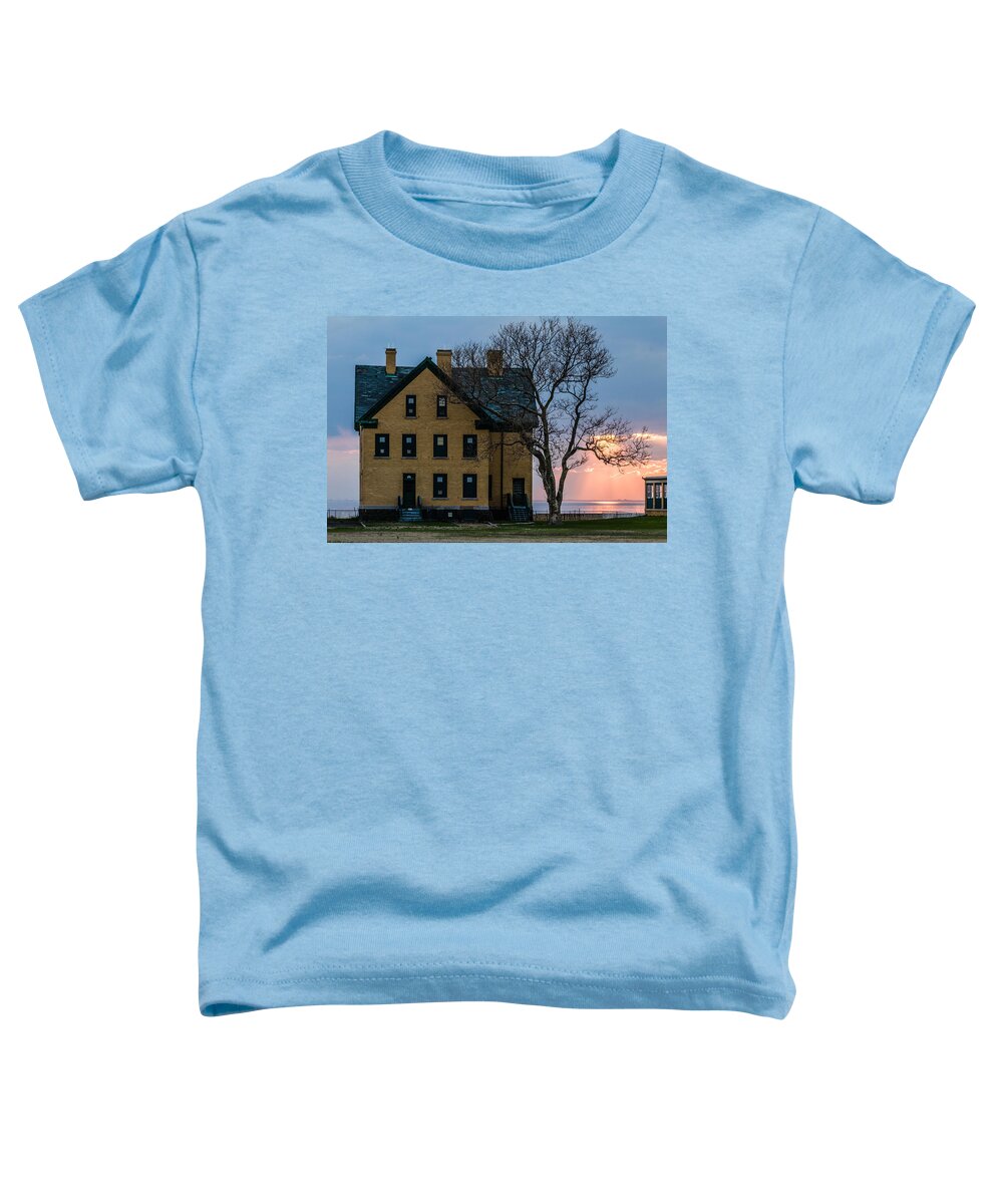Evening Toddler T-Shirt featuring the photograph Old house at sunset by SAURAVphoto Online Store