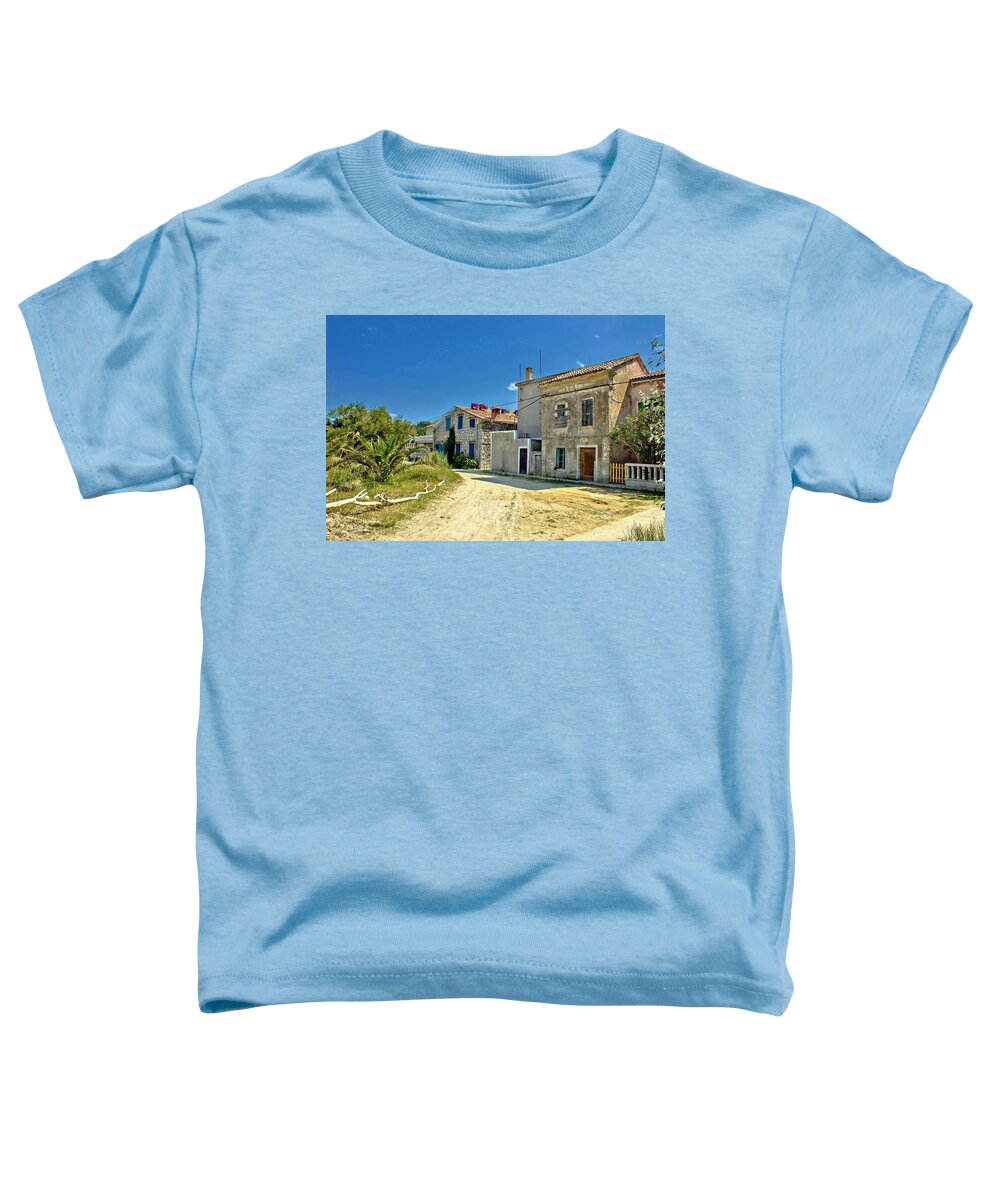 Croatia Toddler T-Shirt featuring the photograph Old streets of Susak island by Brch Photography